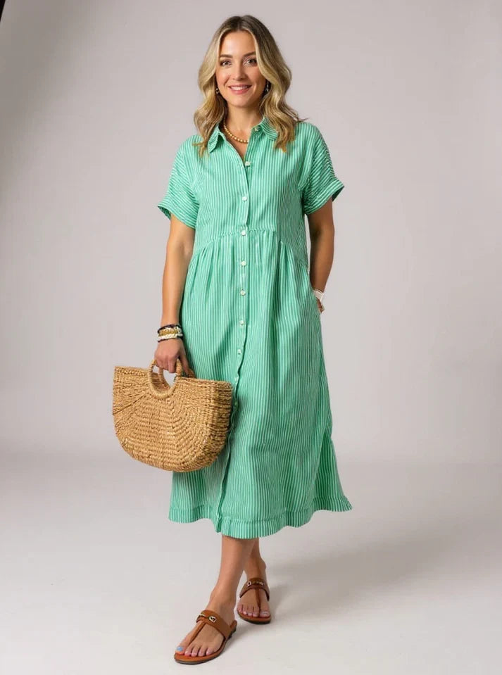 AURELIE – CHIC STRIPED DRESS WITH TIMELESS STYLE