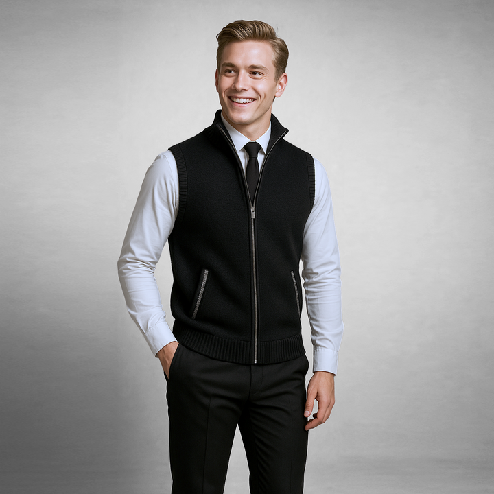 ALIVIA – FULL-ZIP SWEATER VEST