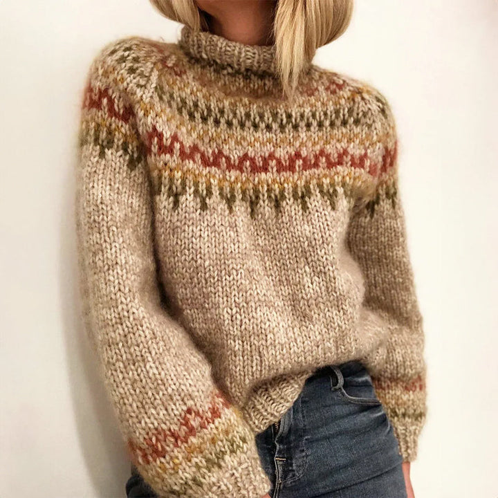 SERAVELLEA – WOMEN’S WARM NORDIC-INSPIRED WINTER SWEATER