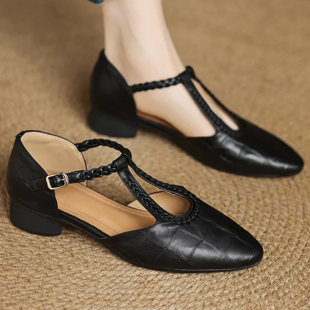 AZARIENNE – KEPA LEATHER MARY JANES