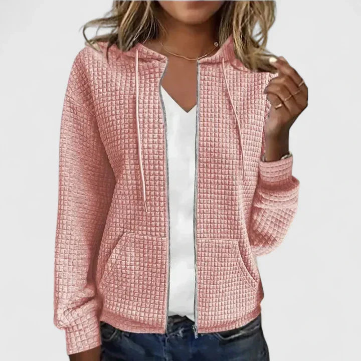 ARIANNA – ELEGANT JACKET WITH WAFFLE TEXTURE