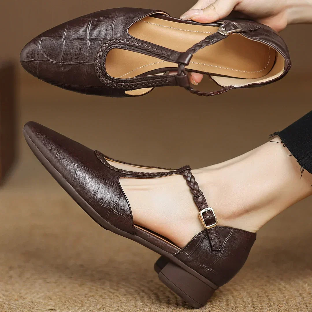 AZARIENNE – KEPA LEATHER MARY JANES