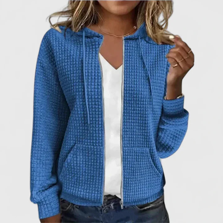 ARIANNA – ELEGANT JACKET WITH WAFFLE TEXTURE