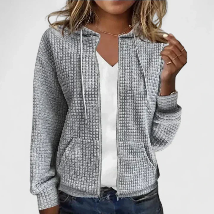 ARIANNA – ELEGANT JACKET WITH WAFFLE TEXTURE