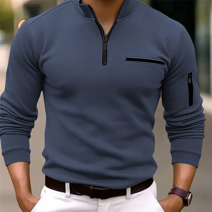 XANDER – CASUAL HALF ZIP SWEATER FOR EVERYDAY STYLE