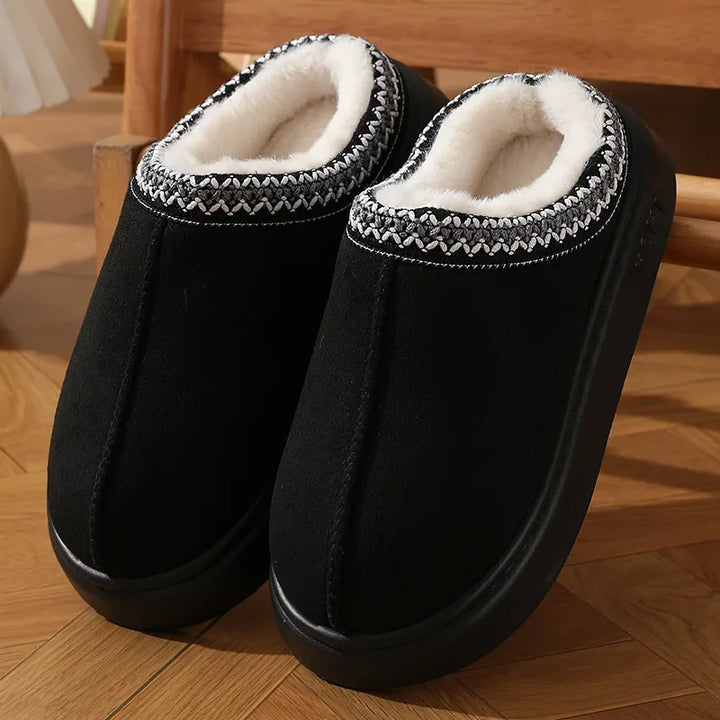 Chloe - Fluffy Platform Slippers