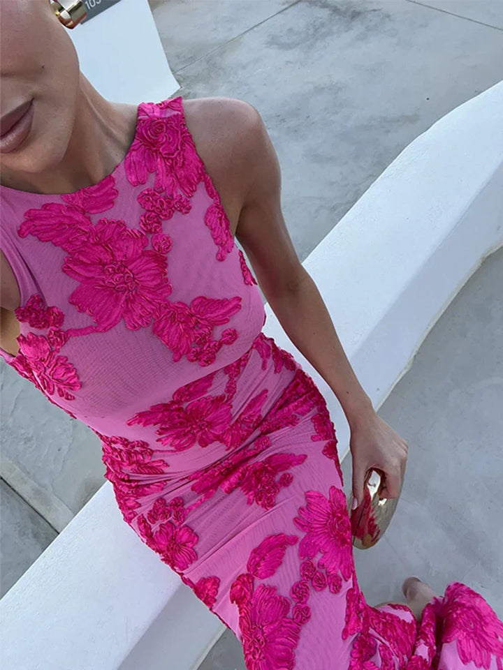 Amira - Elegant Floral Gown