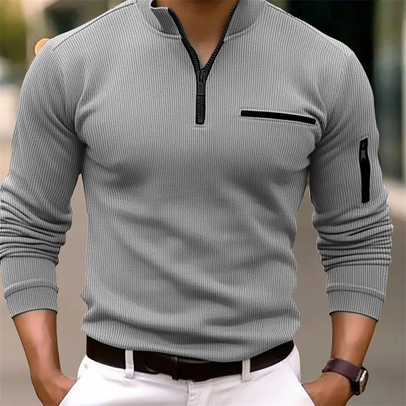 XANDER – CASUAL HALF ZIP SWEATER FOR EVERYDAY STYLE