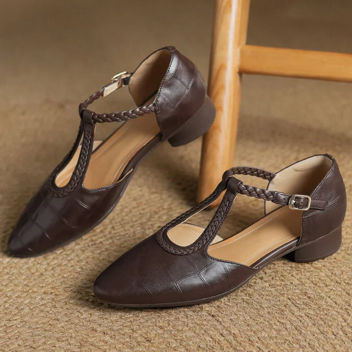 AZARIENNE – KEPA LEATHER MARY JANES
