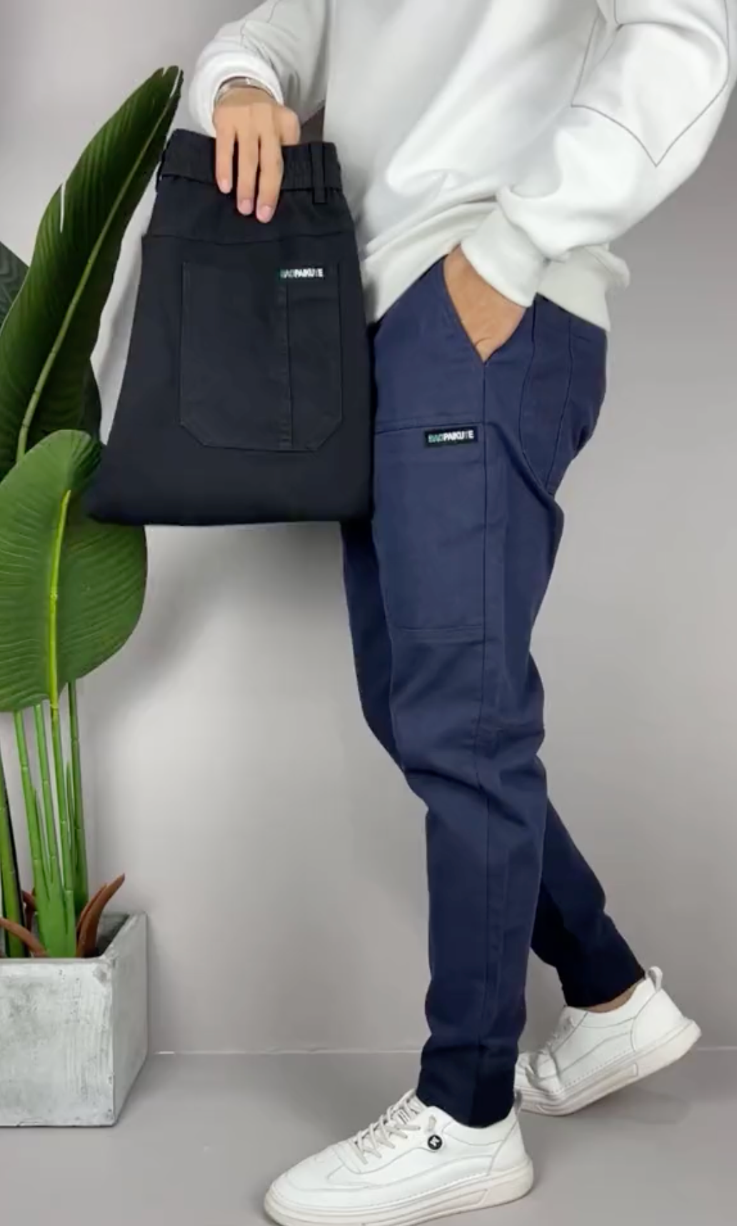 Leonardo  – Premium Stretch Cargo Trousers