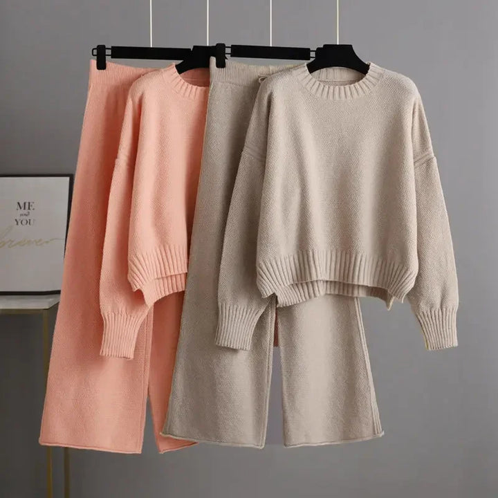 TALIA – FASHIONABLE CASUAL KNITTED SET