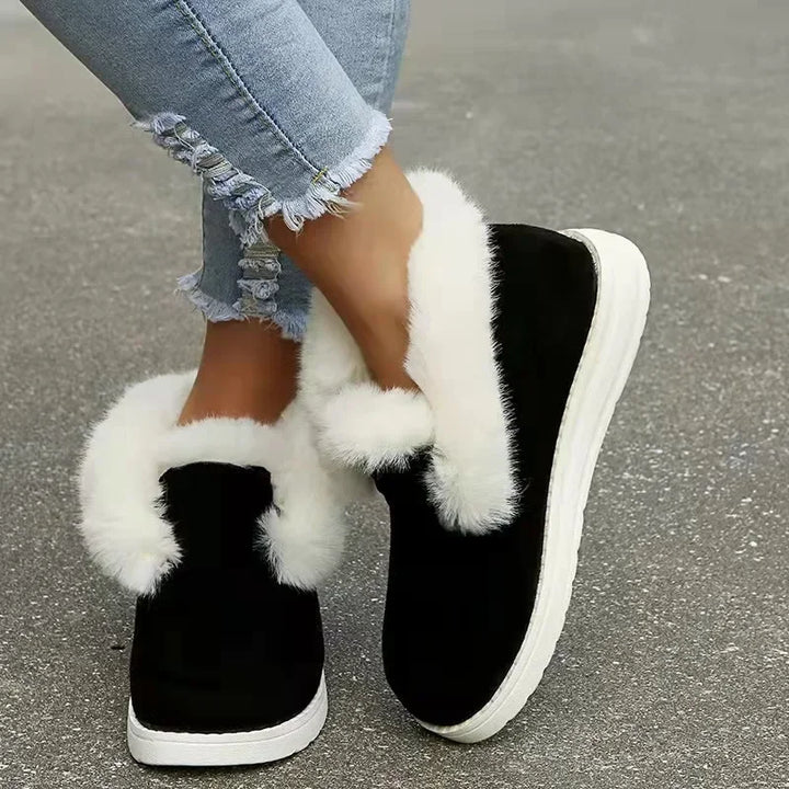 OrthoChic – Women's Plush Slip-On Boots