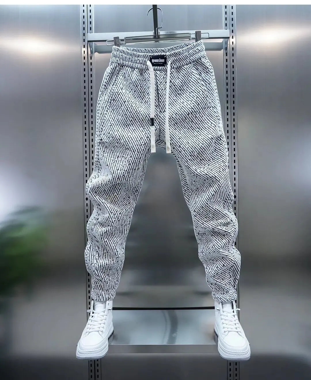 LIAM – PATTERNED COMFORT TROUSERS