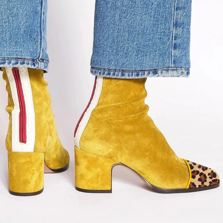 LARYNVELLE – MID-HEEL SPORTY ANKLE BOOTS