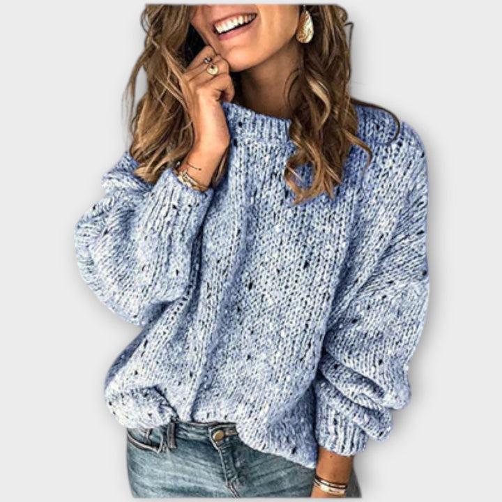 Sophie - Speckled Knit Sweater