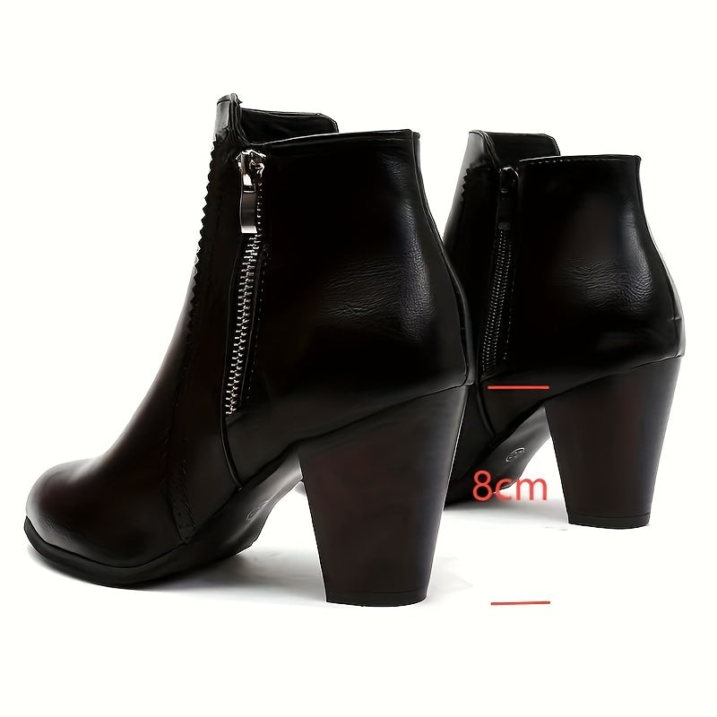 ZOFIE – HIGH HEEL BOOTS WITH SIDE ZIPPER