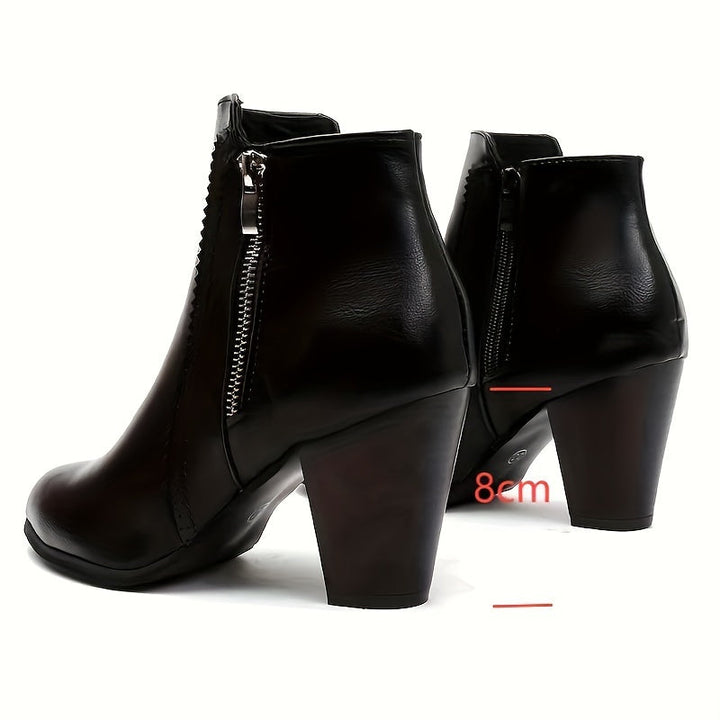 ZOFIE – HIGH HEEL BOOTS WITH SIDE ZIPPER