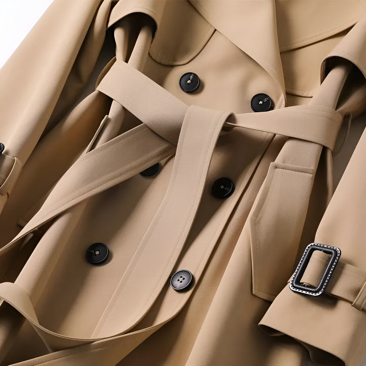 Genevieve - Elegant Trench Coat with Timeless Style