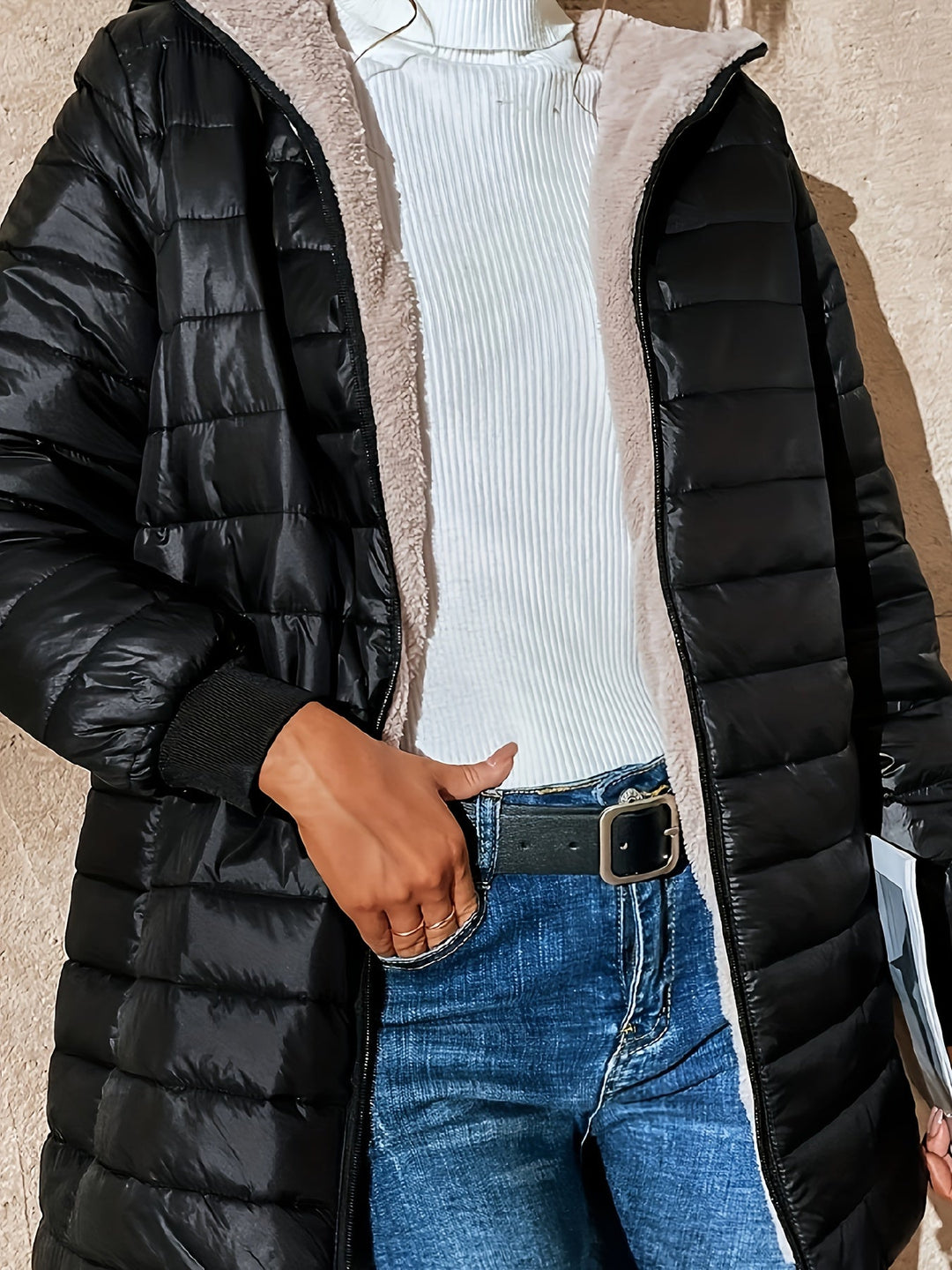 Michèle - Long Waterproof and Elegant Coat
