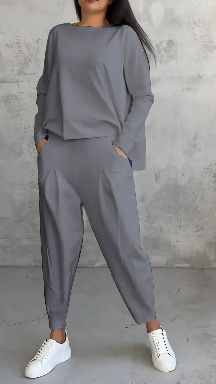 Daria - Elegant & Chic Two-Piece Ensemble – Effortless Style & Comfort
