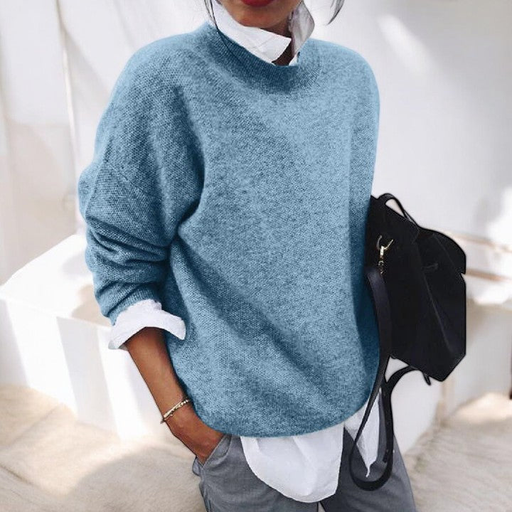 Serenity - Classic Black Knit Sweater