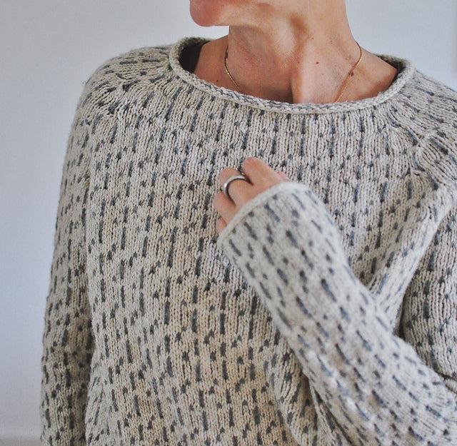 SORYNITH – GREY BOATNECK SWEATER