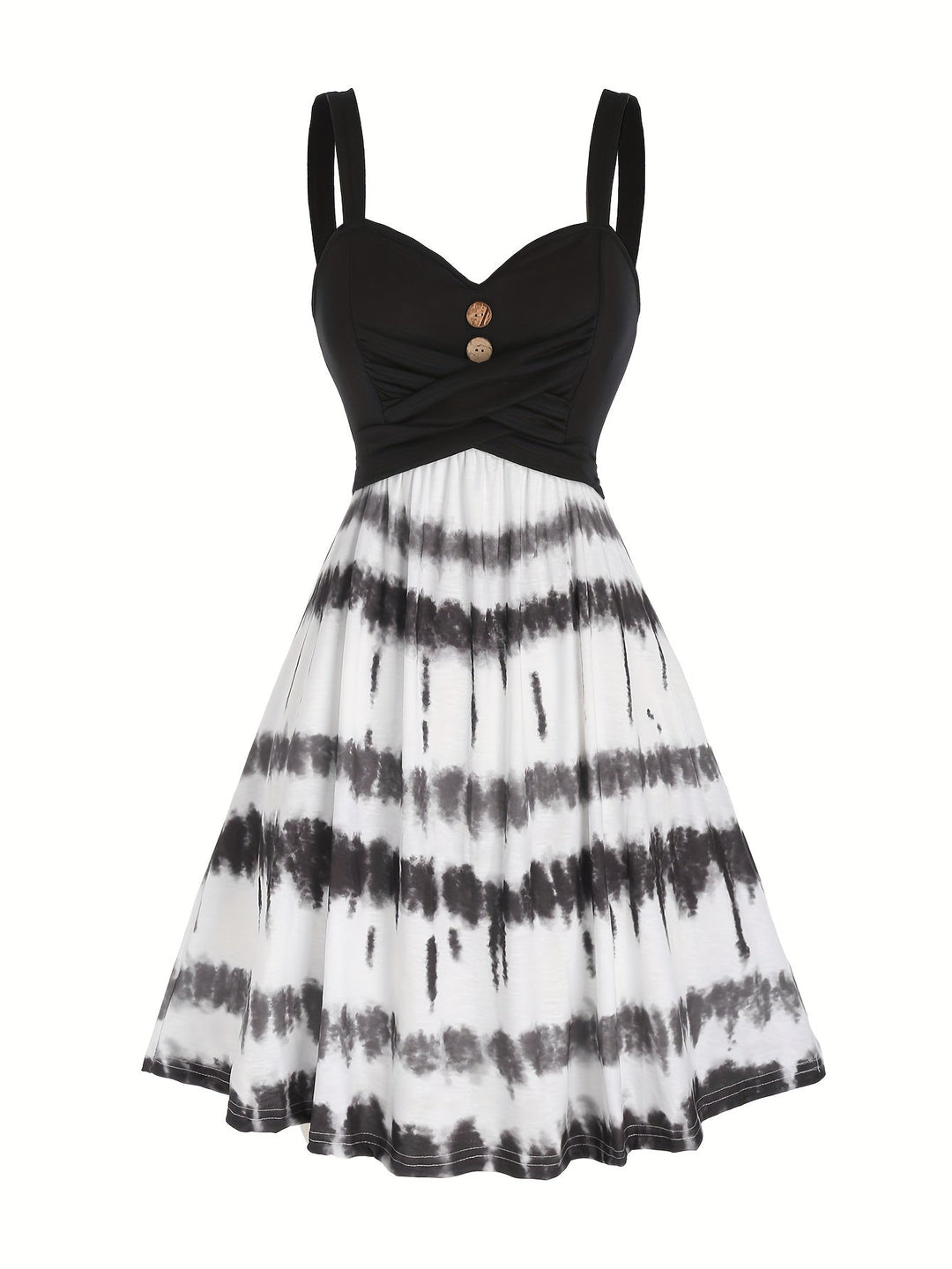 Gisele - Comfortable Tie-Dye Sleeveless Summer Dress