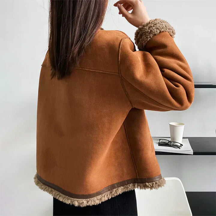 Rosalie – Shearling Button Shoes