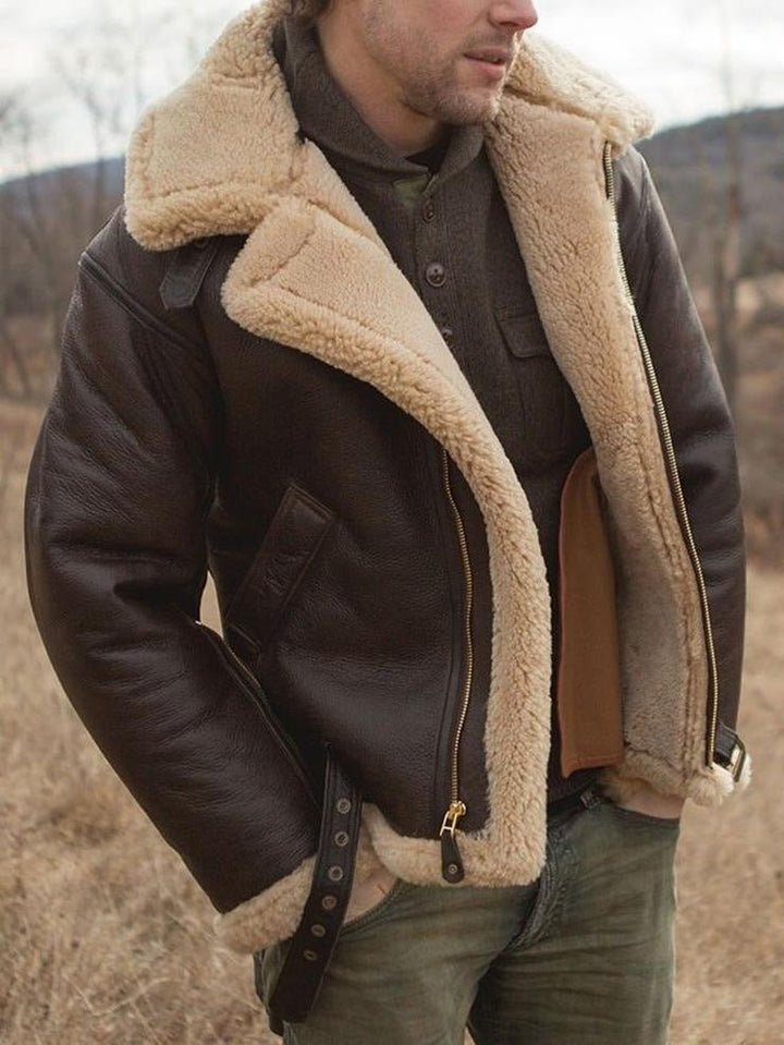 AIDEN – CLASSIC SHEARLING LEATHER JACKET