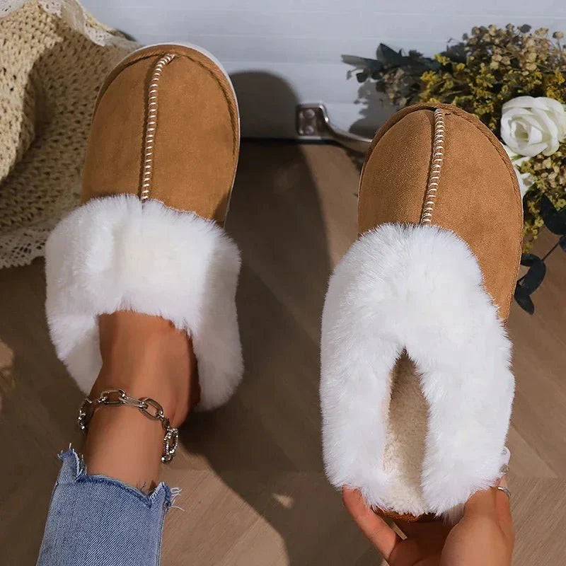 CHIOMA – NON SLIP FUR SLIPPERS FOR WINTER