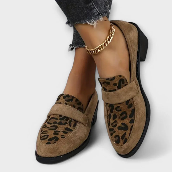 Tamara - Orthopedic Leopard Print Heels