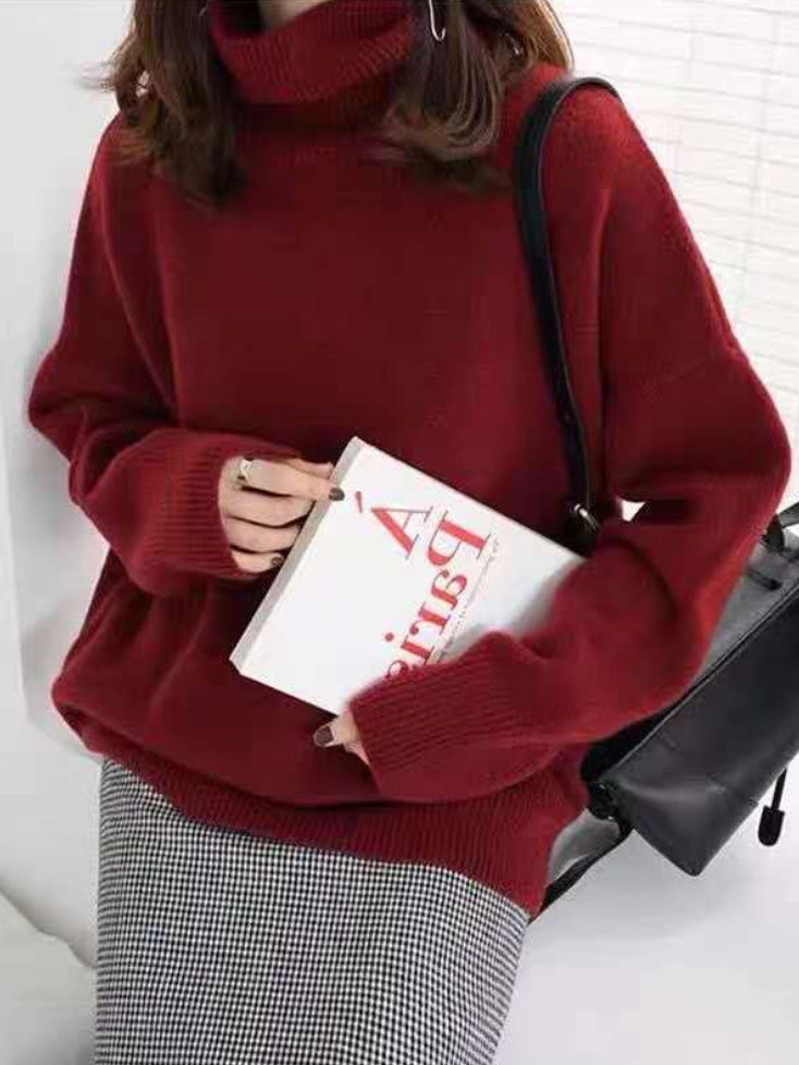 Heather - Cozy Turtleneck Sweater