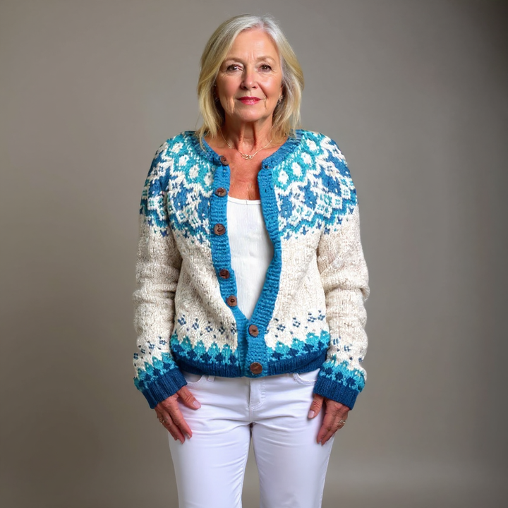 Eva - Vintage Icelandic Cardigan