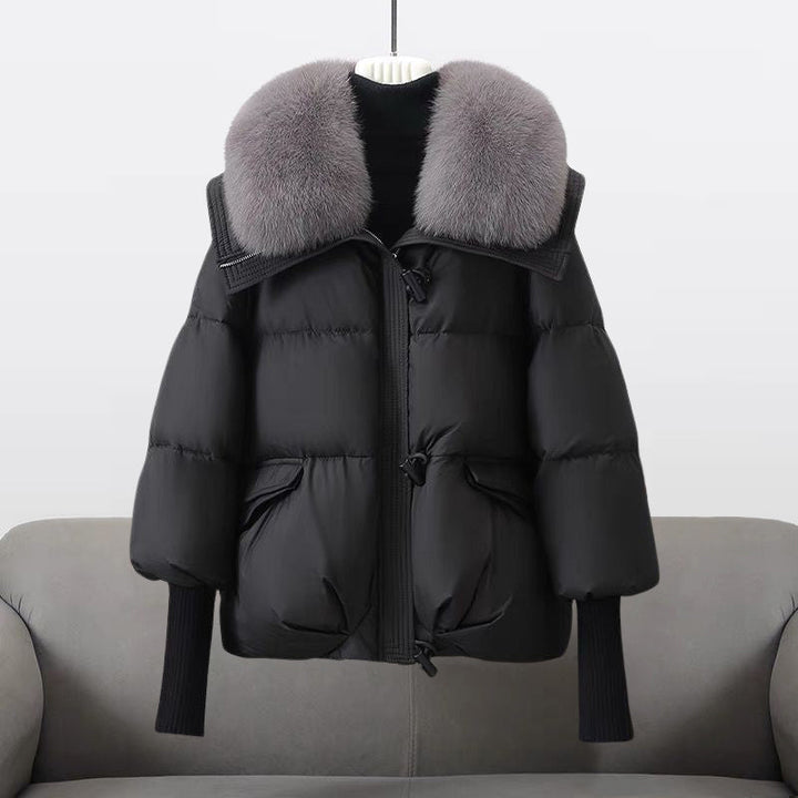Aurora - Glam Jacket in Real Feather