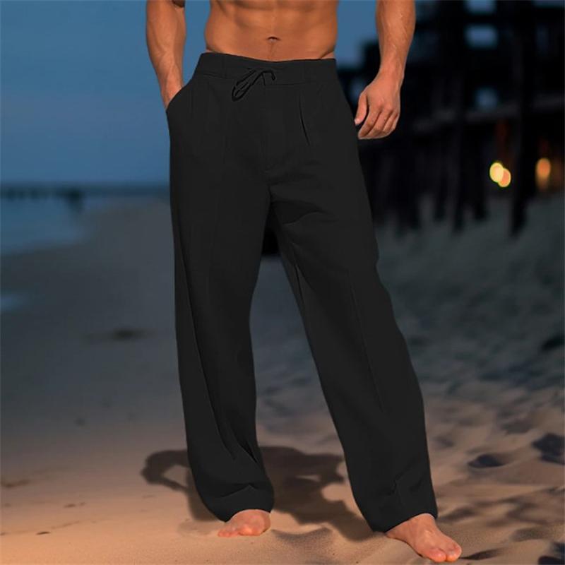 Natalie - Airy Linen-Look Pants