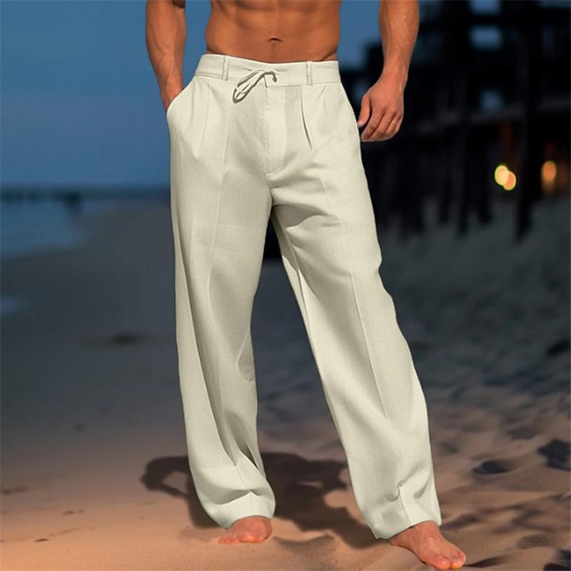 Natalie - Airy Linen-Look Pants