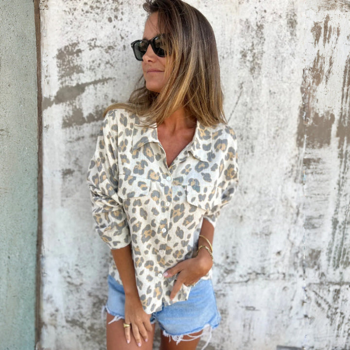 ARTHELIA – PRINTED LONG SLEEVE SHIRT