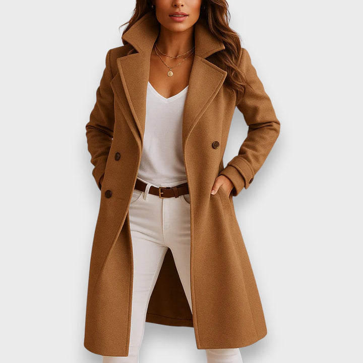 GRACE – CLASSIC LONG COAT FOR REFINED EVERYDAY STYLE